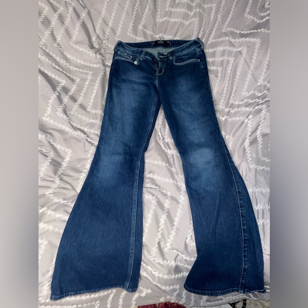 Low rise flare jeans